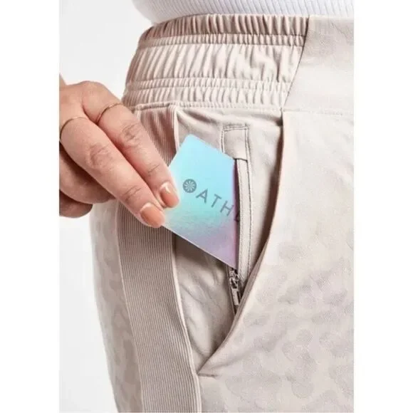 Athleta Brooklyn Textured Jogger in Cream Size 18 - Picture 4 of 16